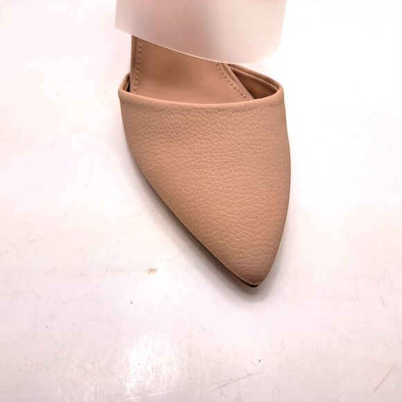 New York & Company Winifred Women's Vinyl Strap Heeled Mules - Size 7 - Picture 6 of 12